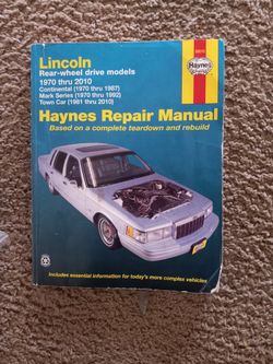 Lincoln Repair Book