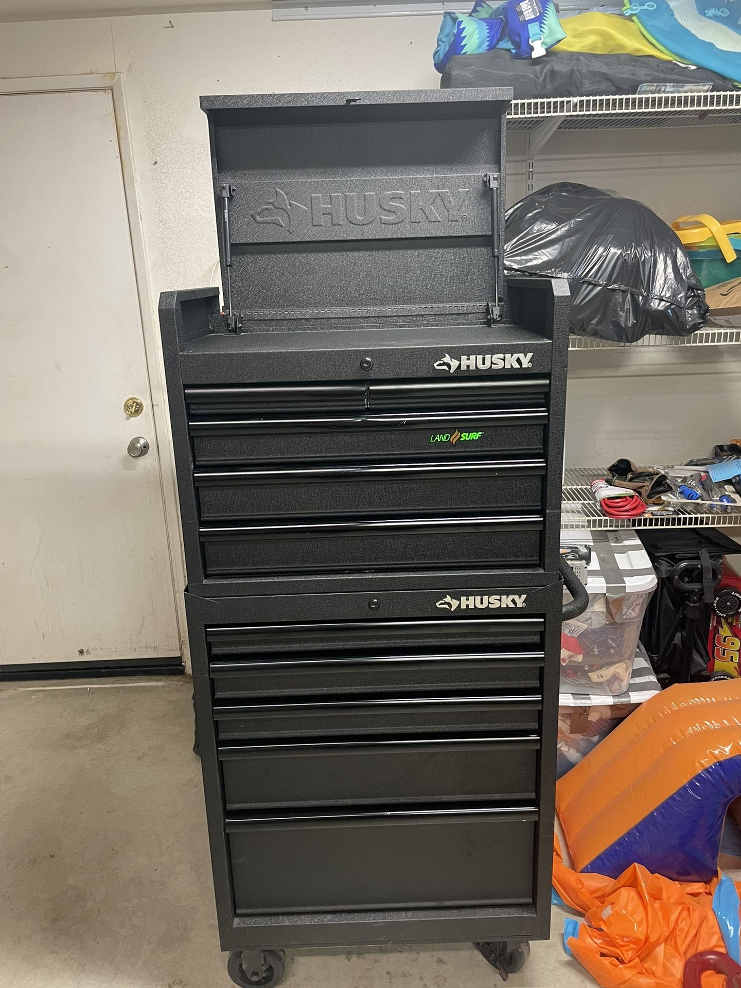 Husky Tool Box And Cart