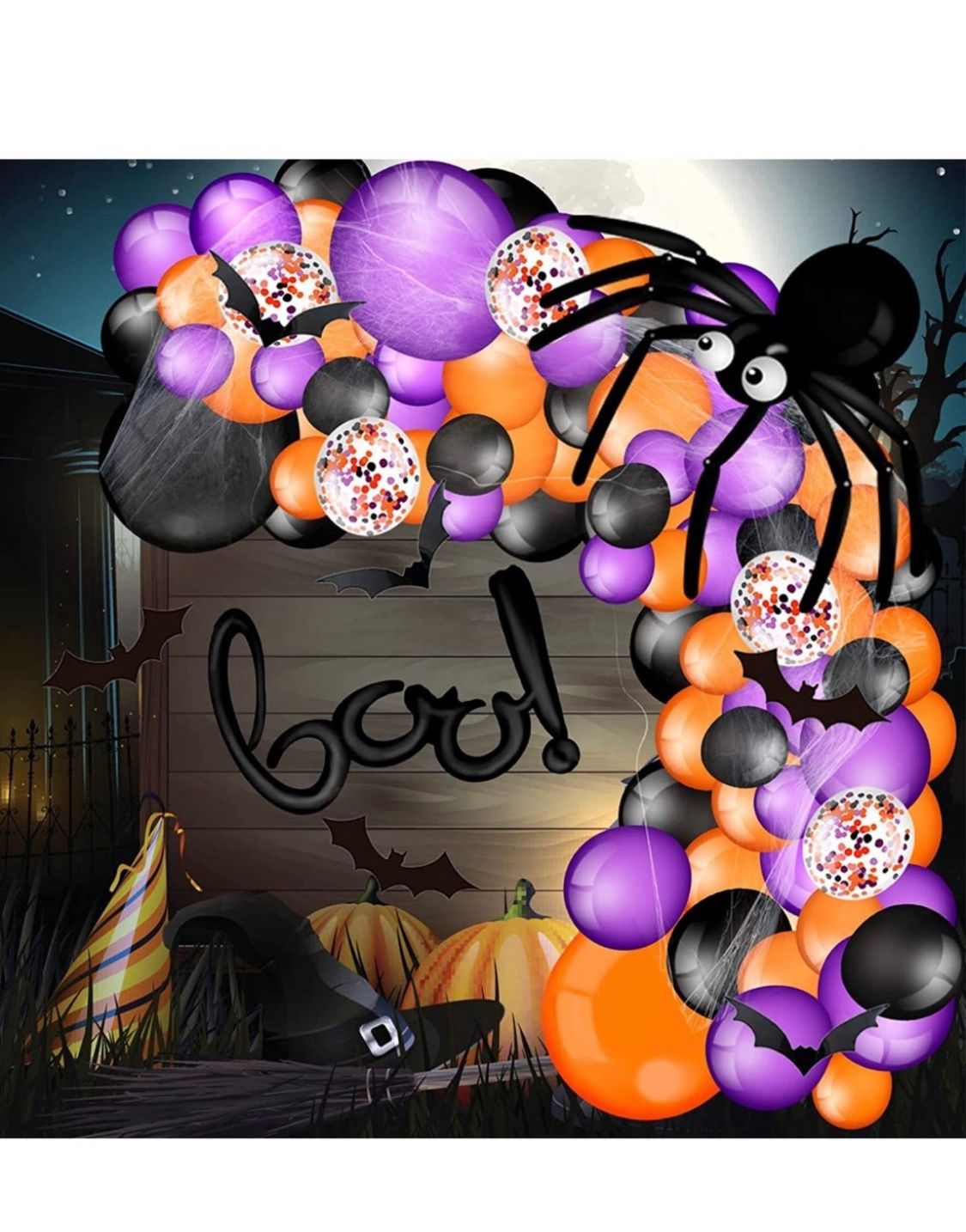 Halloween balloons garland kit