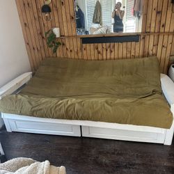 Green Futon Daybed Cushion