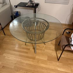 Glass / Metal Table