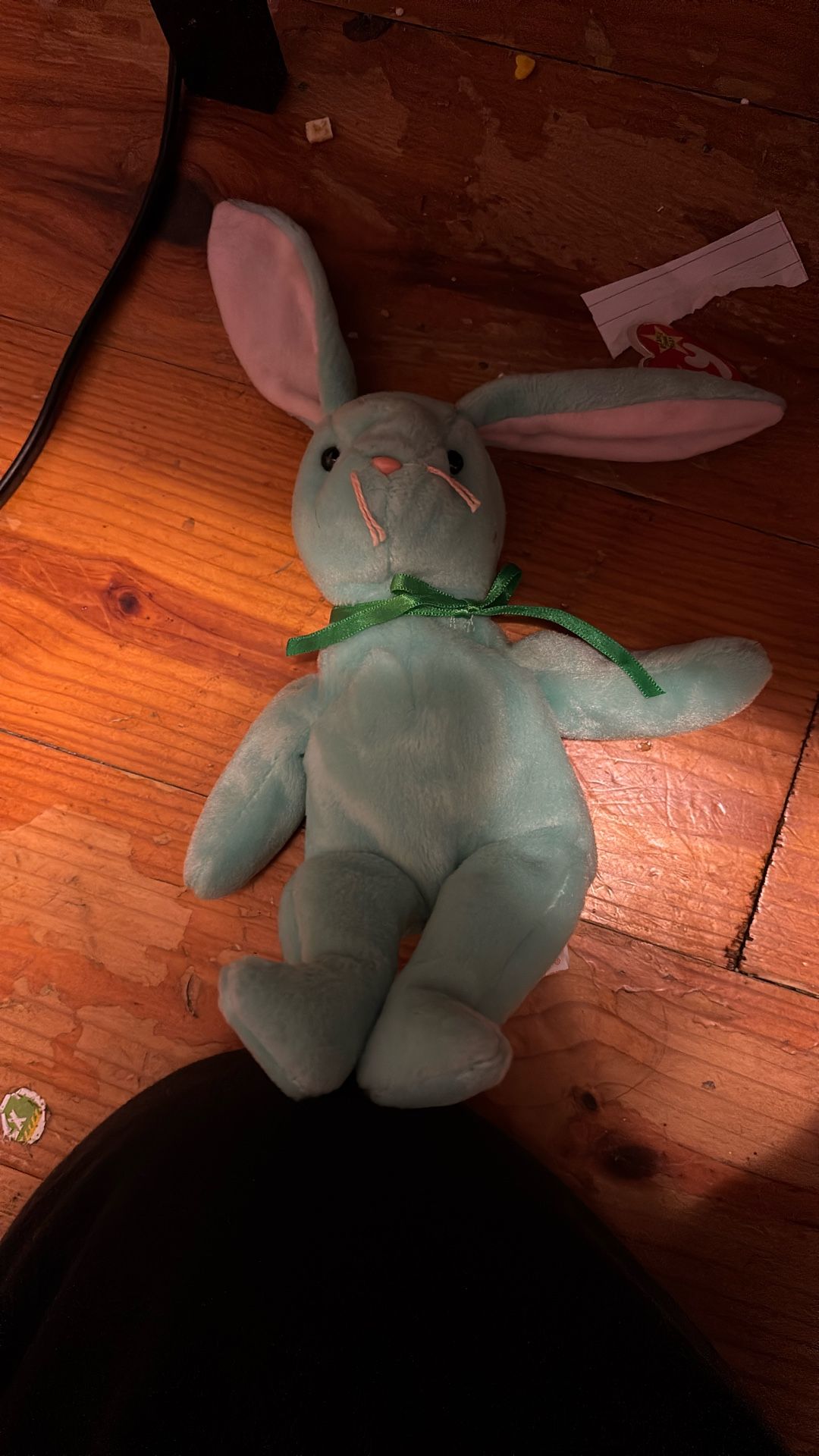 Retired Hippity Mint Green Bunny No Error PVC