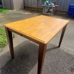 Expanding Dining Table With Matching Chairs
