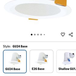 Lamp-Based Direct Mount Recessed Light (Have 8)