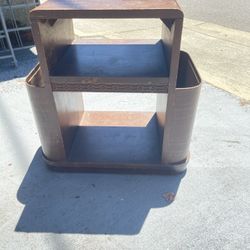 Vintage Art deco Side Magazine Table