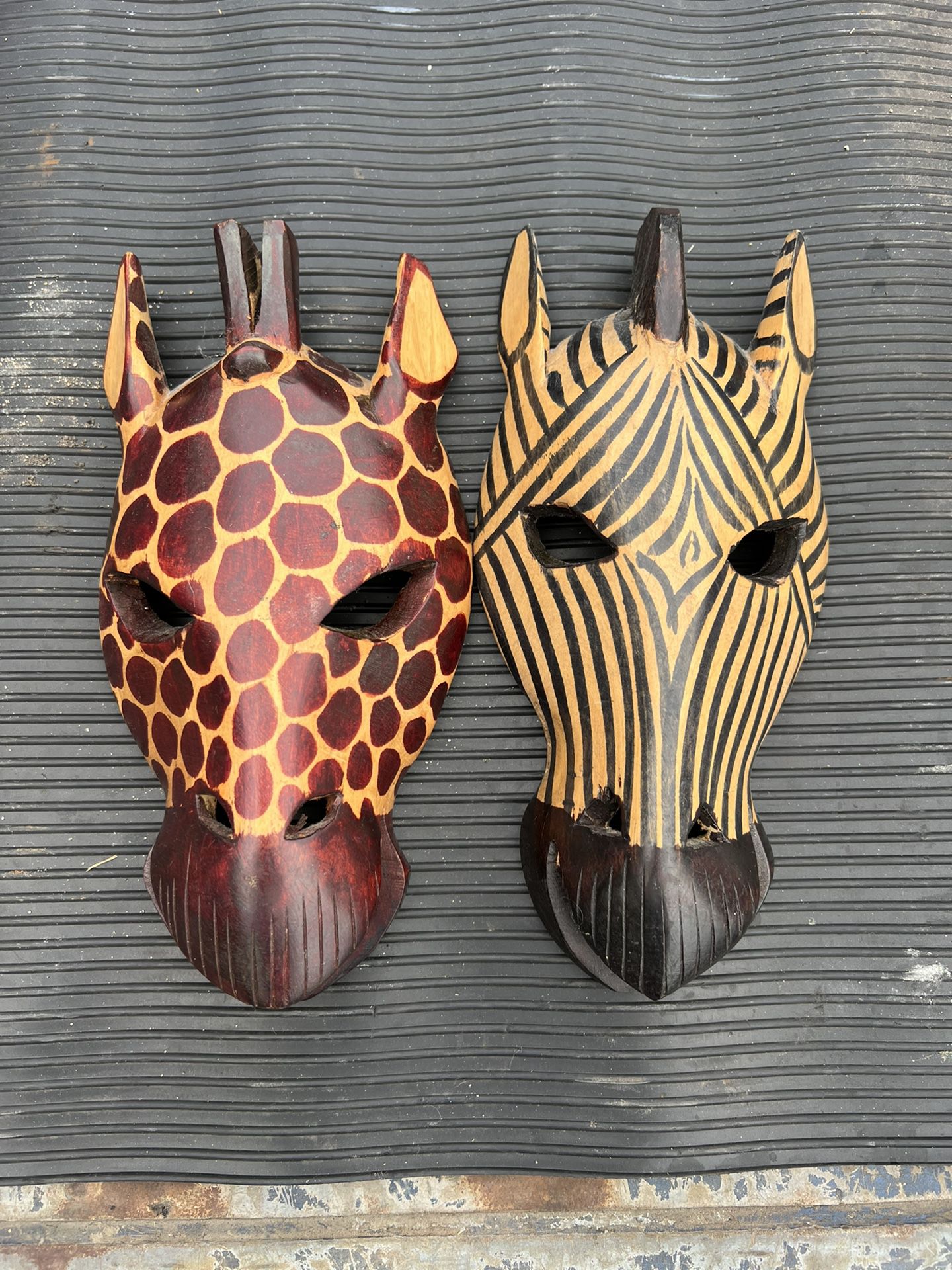 Pair Of African Hanging Decor
