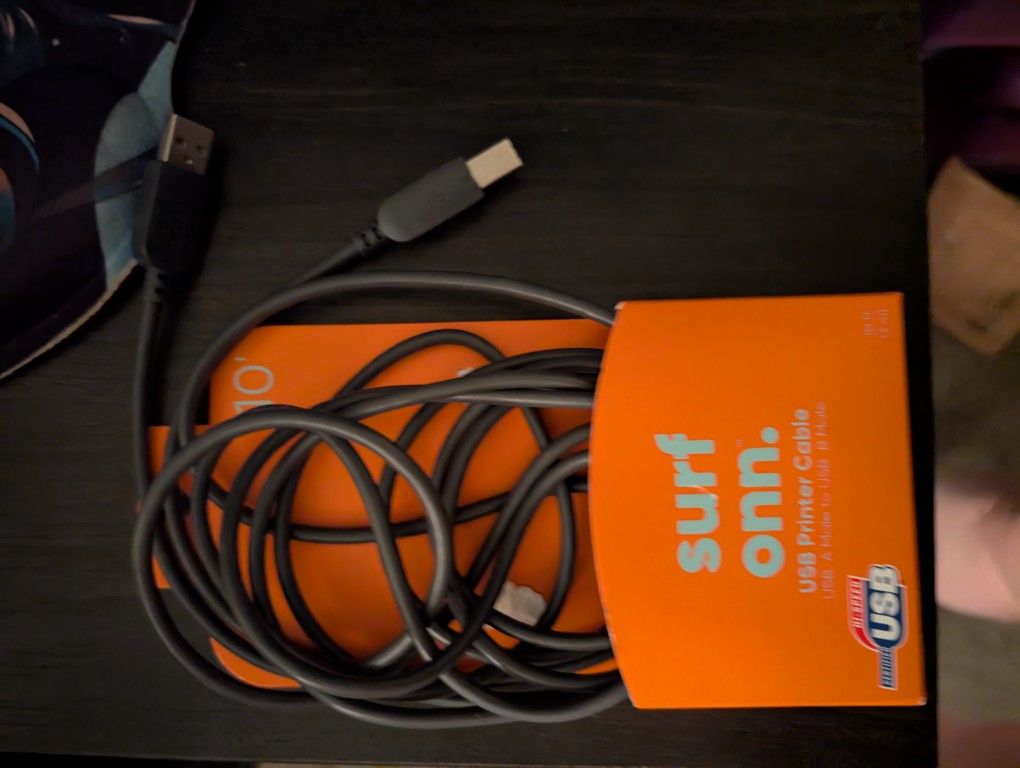 Printer Cable 10 Ft Brand New