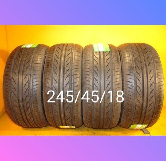 4 New Tires  245/45/18 $ 399 Llantas Nuevas