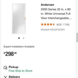 Andersen Exterior Glass Door