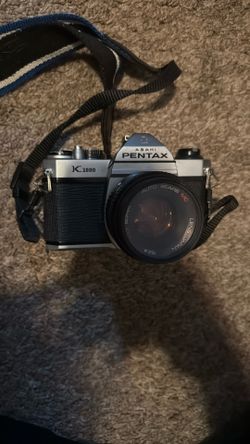 Asahi Pentax K1000 (with a 50 mm lens)