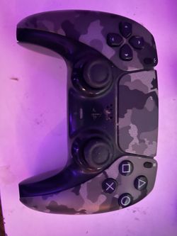 PS5 DualSense Wireless Controller Gray Camo