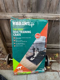 Dog training crate