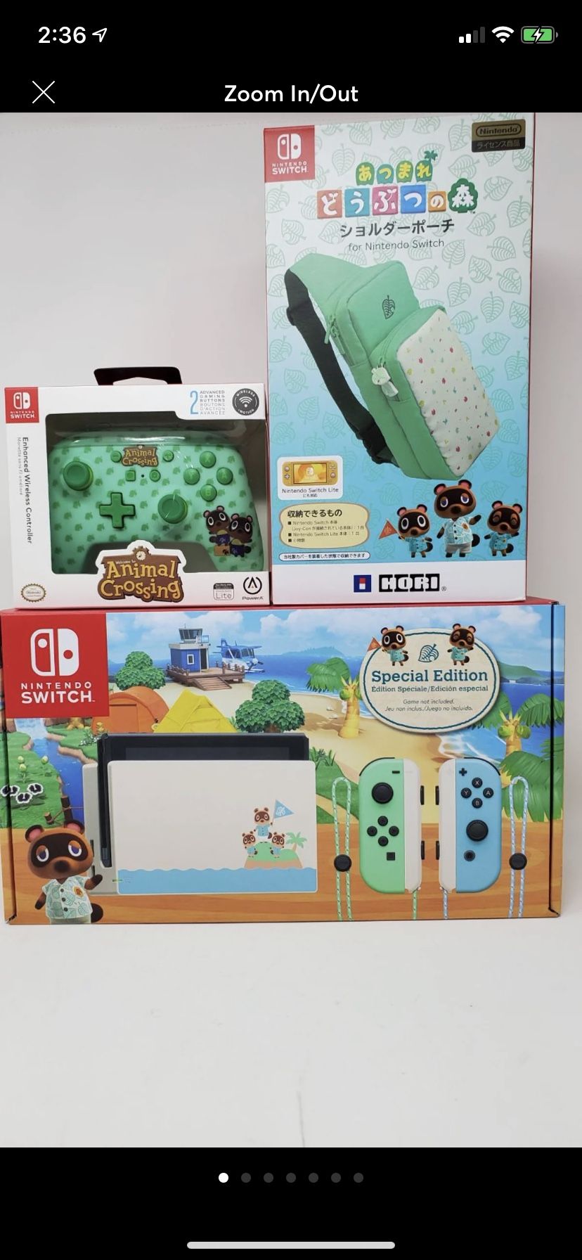 Nintendo Switch animal crossing bundle