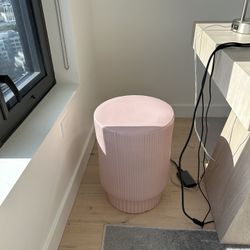 West Elm Pink Side Table