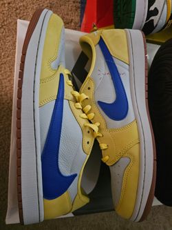 Jordan 1 travis low canary sz 14