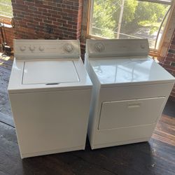Electric  Whirlpool  Washer And Drier