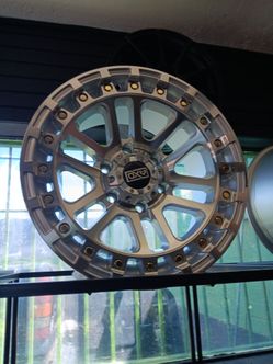17x9 axd rims 6 lug 6x139 6x5.5 on new tires 285 70 17