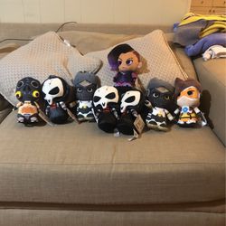 Overwatch Plushies Complete Set (like New)
