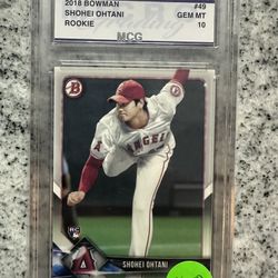 Shoehei Ohtani Rookie Cards MINT And Graded