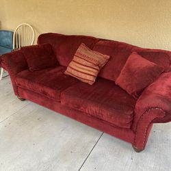Burgundy Sofa Excellent Condition