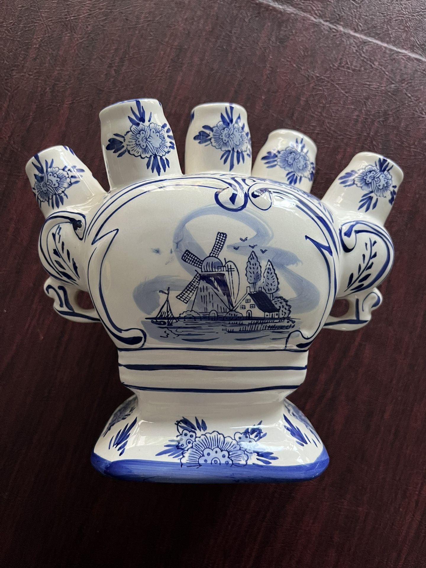Royal Delft Tulip Vase (tulipière) - 40th Street and Union Hills