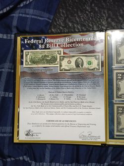 U$2,00 Collection Federal Reserve