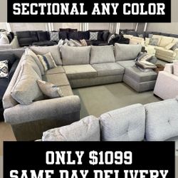 EXTRA LARGE U SHAPED SECTIONAL 