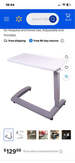 Carex Adjustable Overbed Table