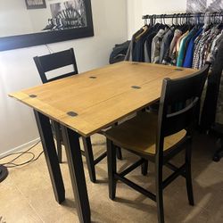 Counter Table 2 Chairs $80