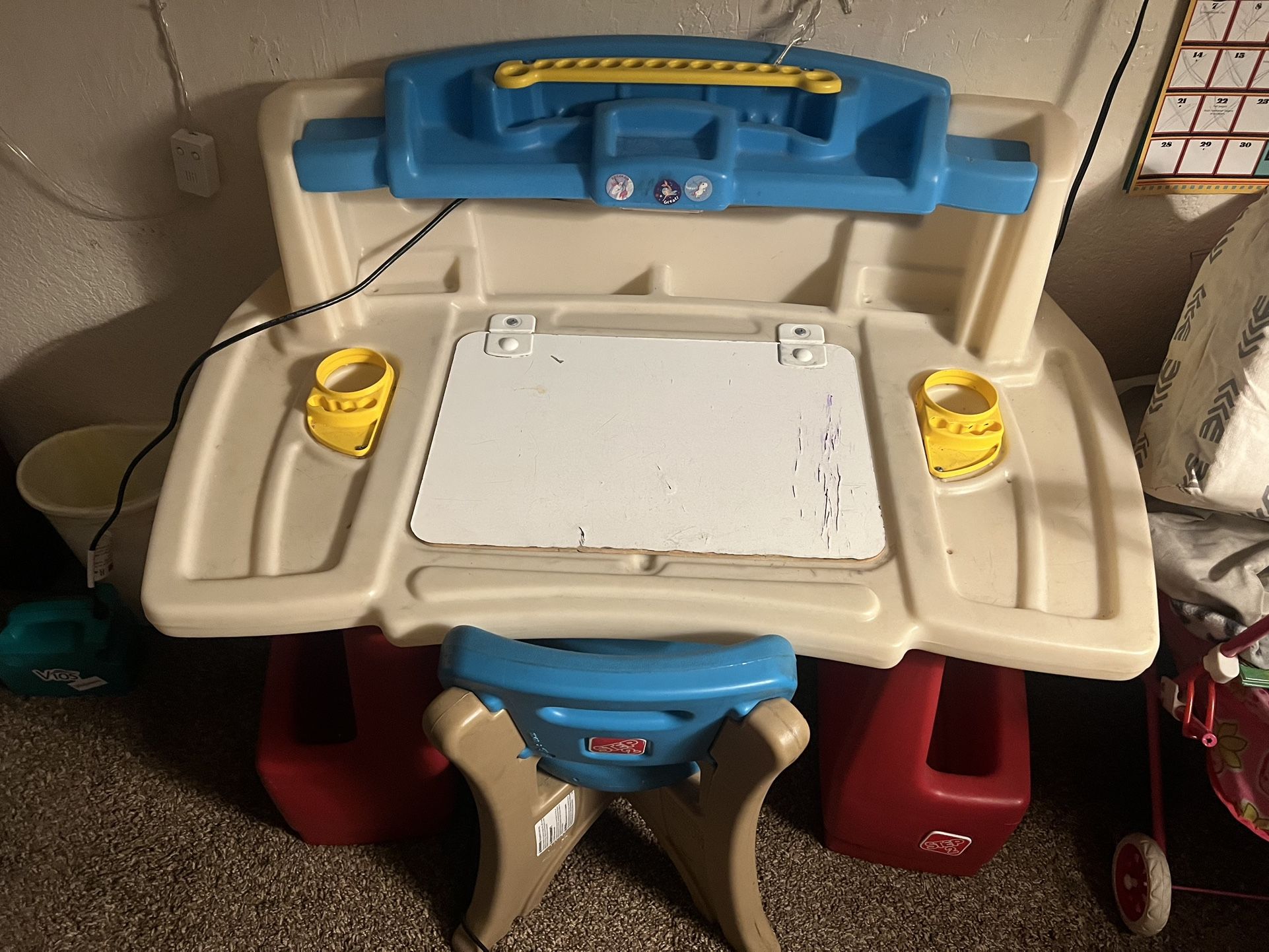 Toddler/ Kid’s Desk & Chair $30 OBO
