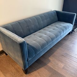 Navy Blue Mitchell Gold Kennedy Sofa