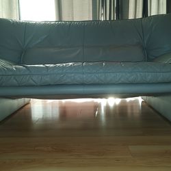 Nicolette Italia Soft Lines Leather Loveseat