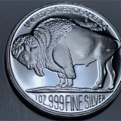 BU 2015 Indian Buffalo 999 Fine 1 Oz Silver Coin