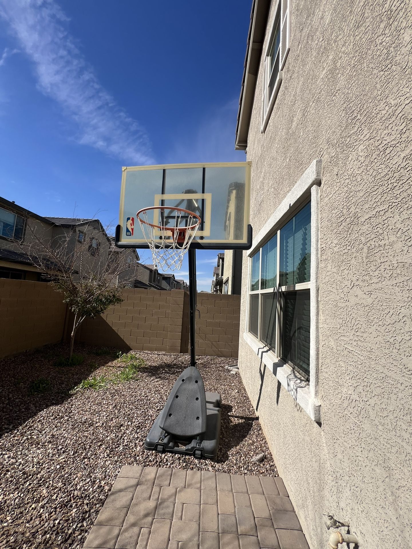 NBA Basketball Hoop Outdoor Shatterproof Backboard,