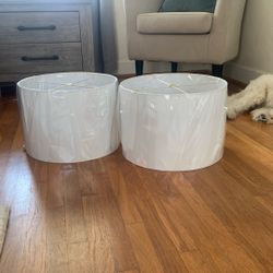 New White Drum Shades