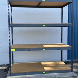 72 in W x 36 in D Steel Shelving Rack Stock Supply Shelves Similar To Uline Delivery Available