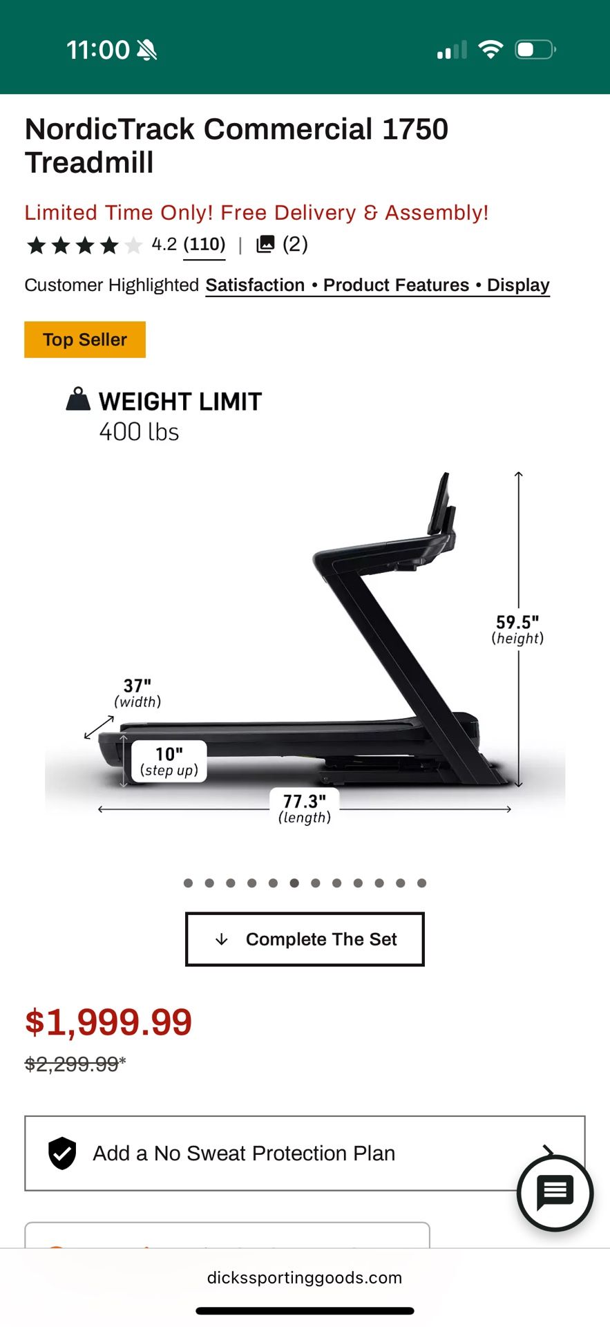 NordicTrack Treadmill