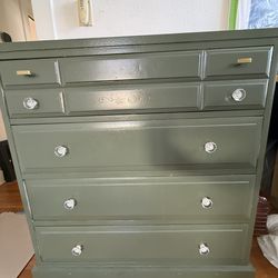 Sage green dresser