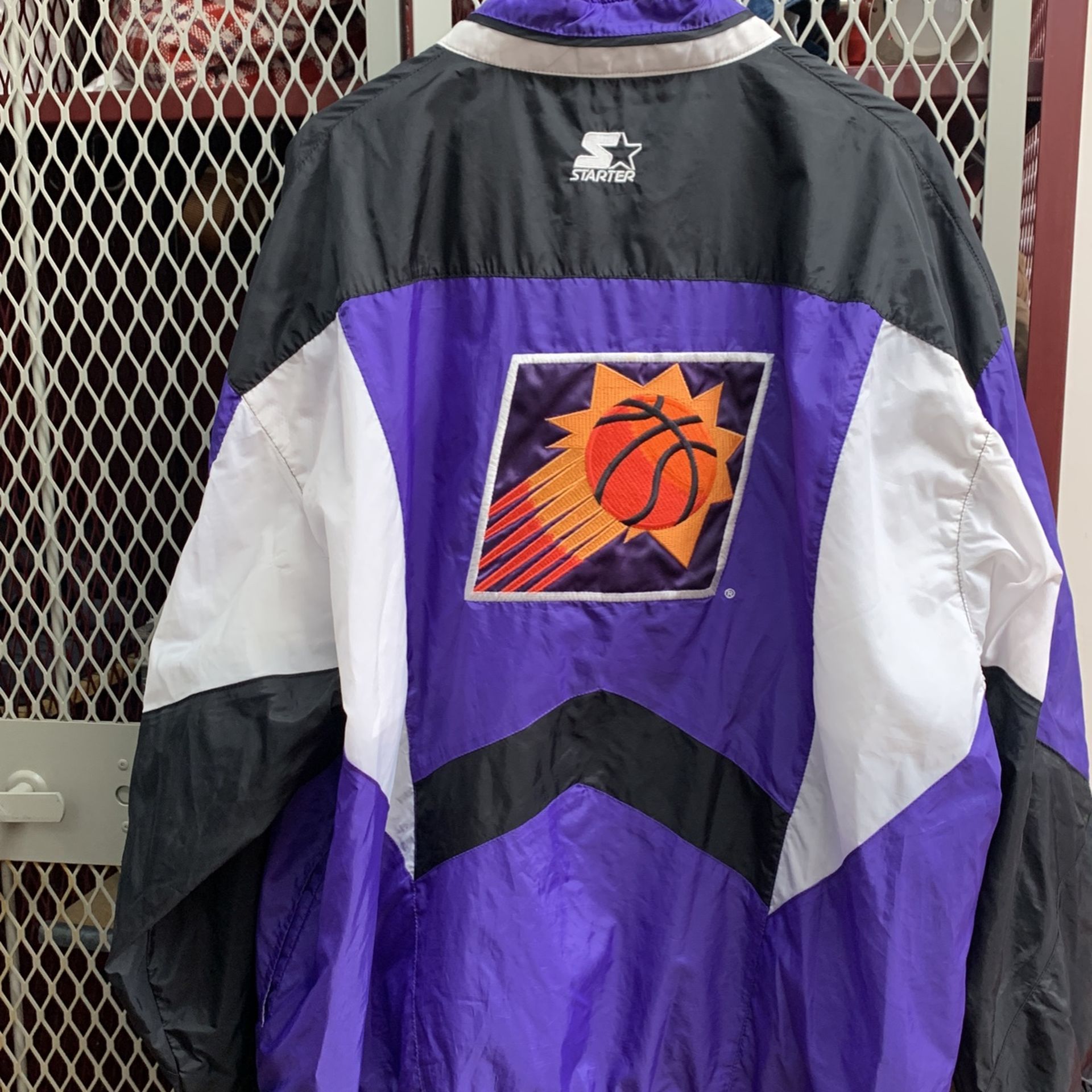 Vintage Phoenix Suns Starter Windbreaker Basketball Jacket Mens XXL