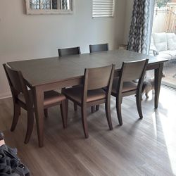 Wood Dining Table And Chairs
