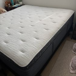 Beautyrest King Size Mattress/Box Spring/Frame