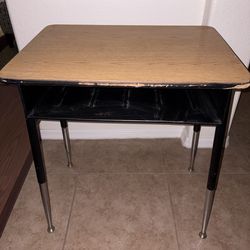 Vintage Open Front Student Desk (read description)