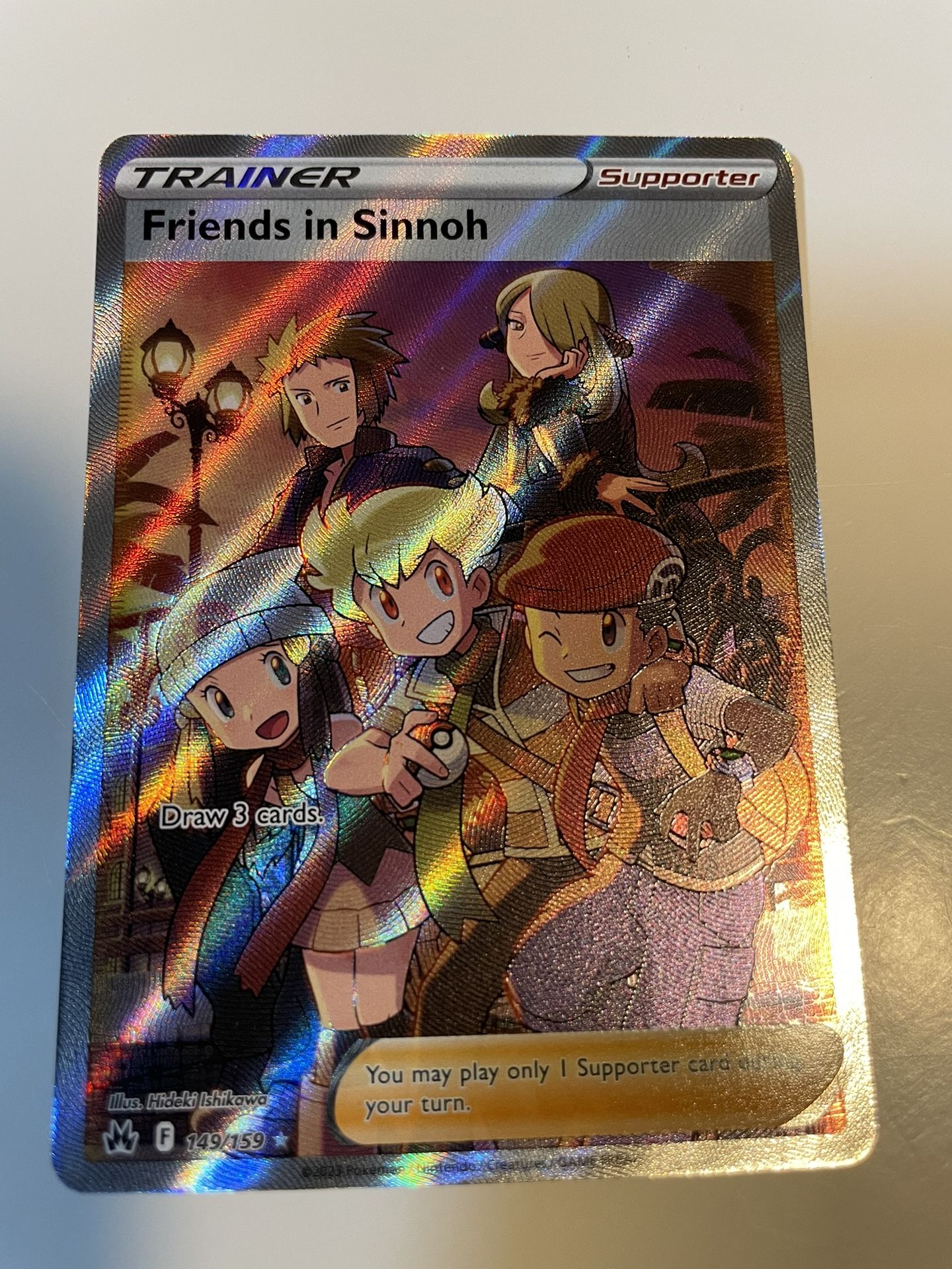 Pokémon TCG Friends in Sinnoh (Full Art) Crown Zenith 149