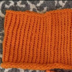 Blaze Orange Hunting Scarf 