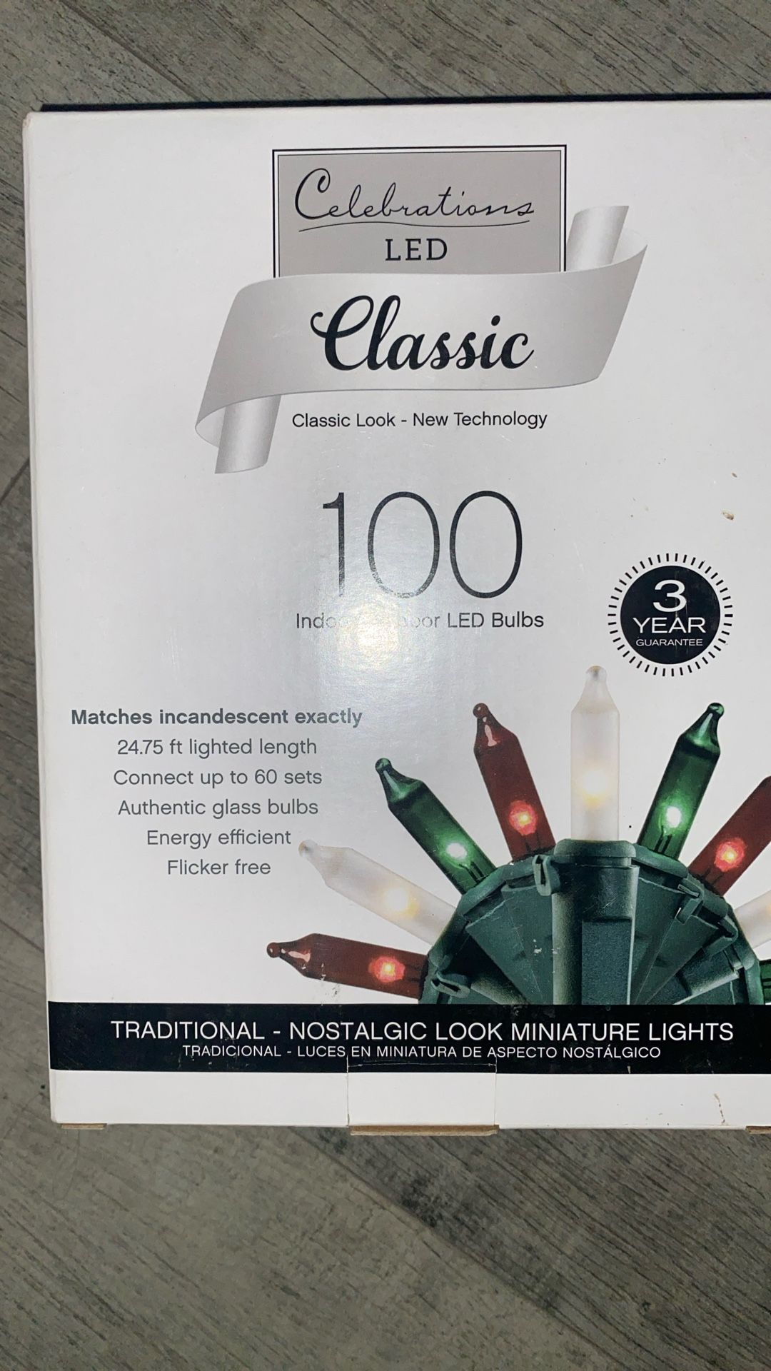 Red White Green LED lights