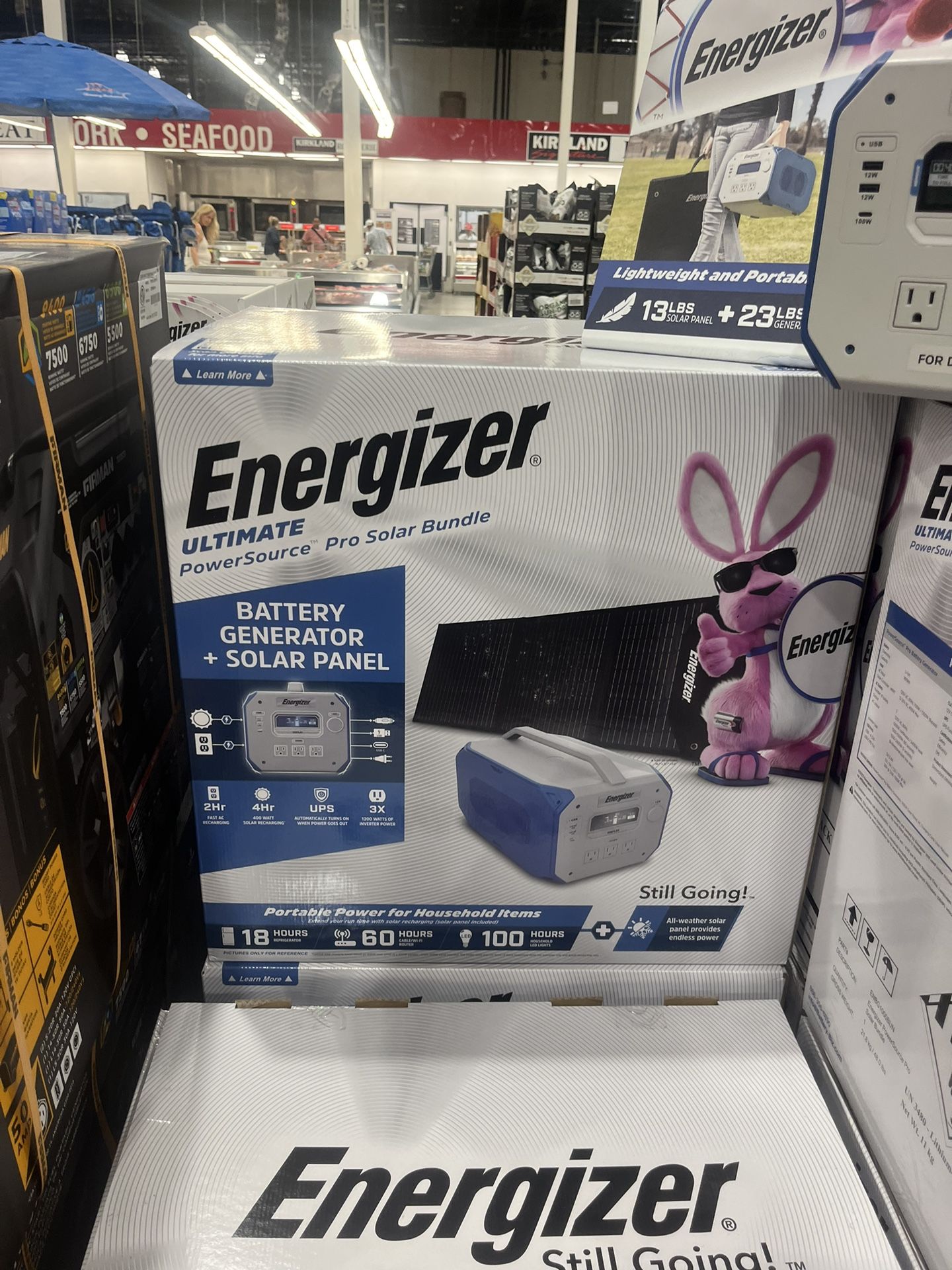 Energizer Ultimate PowerSource Pro Battery Generator and Solar Panel Bundle NEW