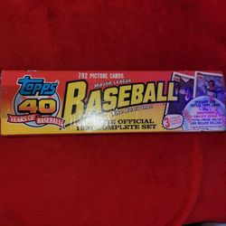 Baseball Cards Box Set