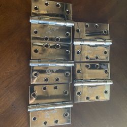 4-1/2” x 4-1/2” Crome Polished Heavy Duty Commercial Door Hinge 
