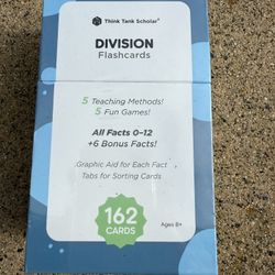 Division Flash Cards