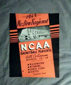 1953 NCAA tournament Western regional program